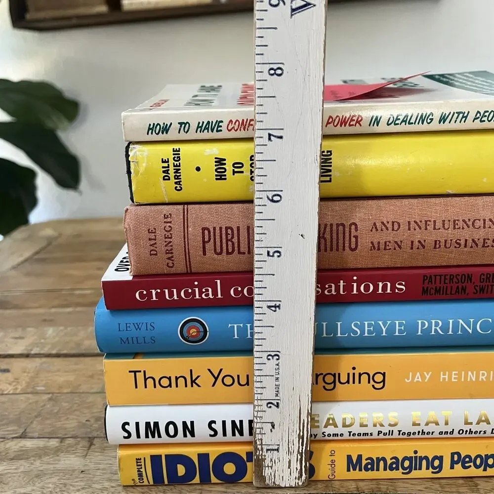 Business & Economics Leadership and Self-help Mixed Book Lot of 8